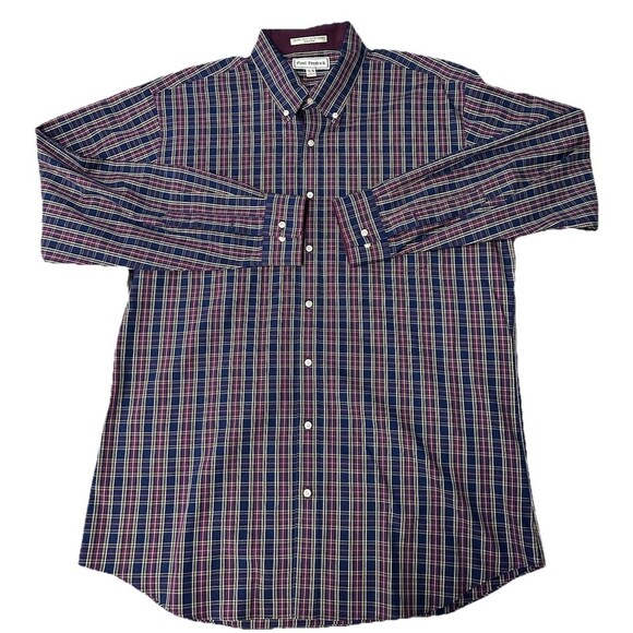 Paul Fredrick L/S Dress Shirt Slim Fit Two-Ply Cotton Multicolor Men’s 18 X 36 - Picture 3 of 10